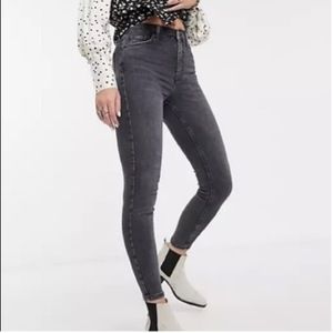 Top Shop‎ Jamie Jeans 26X30 black wash